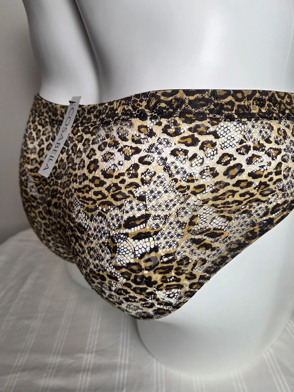 Cosabella Men's Neutral Leopar Comfort Micro Briefs